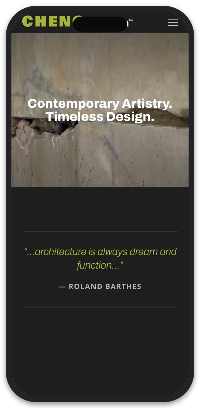 Cheng Design — home