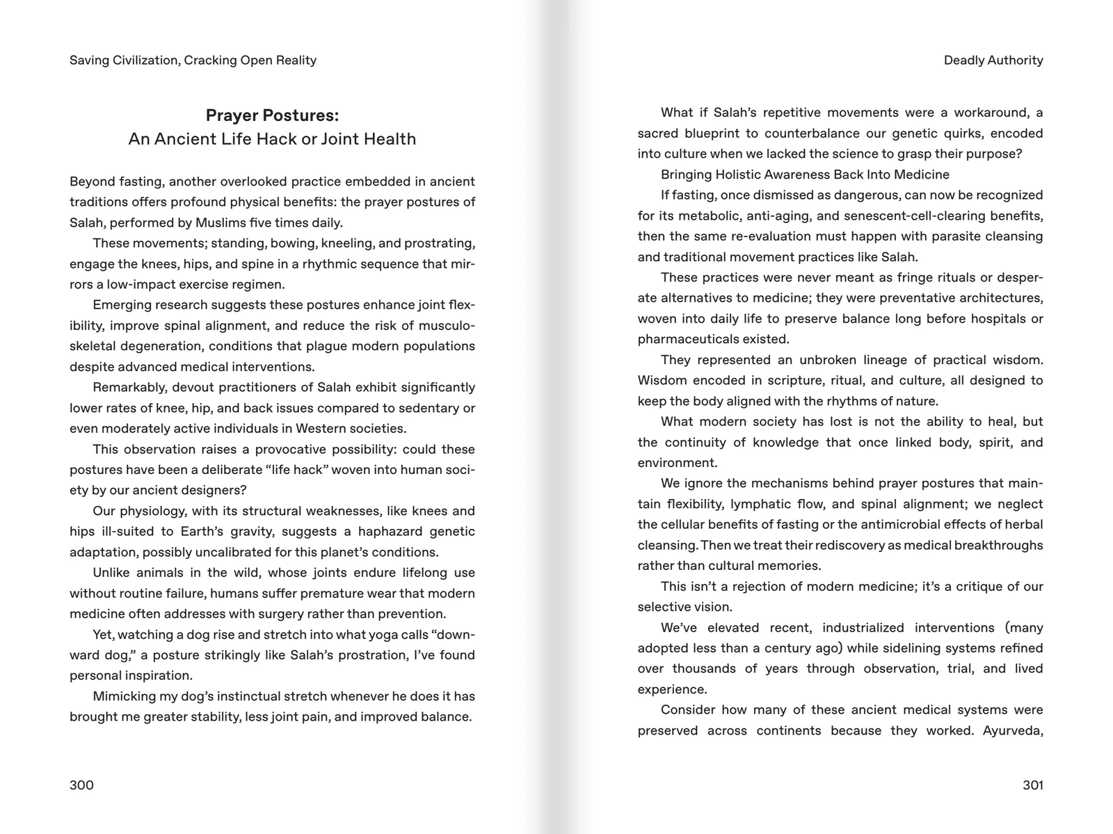 Book Interiors: Saving Civilization