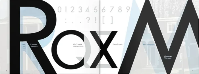 Parkmerced typeface design on magazine cover mockup
